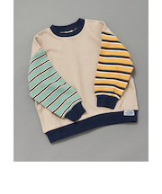 WEB限定 無地ボーダートレーナー