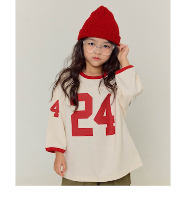 【WEB限定】 配色ナンバリングTシャツ