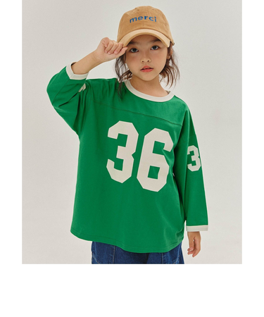 【WEB限定】 配色ナンバリングTシャツ