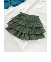 ディズニーキャラクターティアードショートパンツ  ショート丈