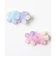 花・星グラデーションヘアクリップ2個セット