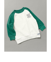 WEB限定 ラグランワンポイントトレーナー