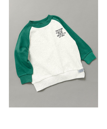 WEB限定 ラグランワンポイントトレーナー