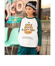 B NEWJACK ラグラングラフィックTシャツ