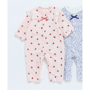 べロア総柄カバーオール