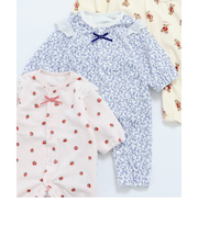 べロア総柄カバーオール