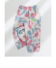 タイダイ染めカットソーパンツ(セットアップ可)  10分丈