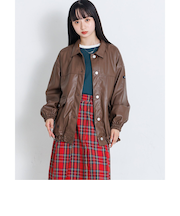 フェイクレザージャケット