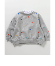 アソート総柄刺繍レイヤードトレーナー