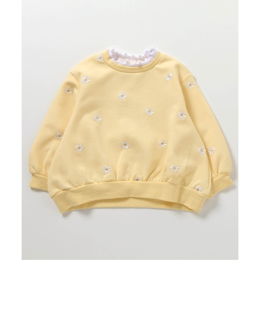 アソート総柄刺繍レイヤードトレーナー