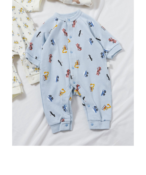 WEB限定 裏毛4柄カバーオール