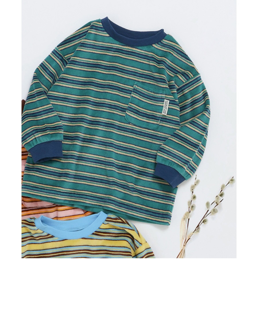 ベロアボーダーロンT