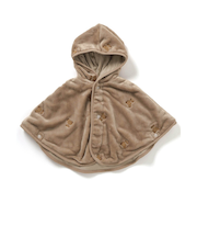 ボア刺繍マント