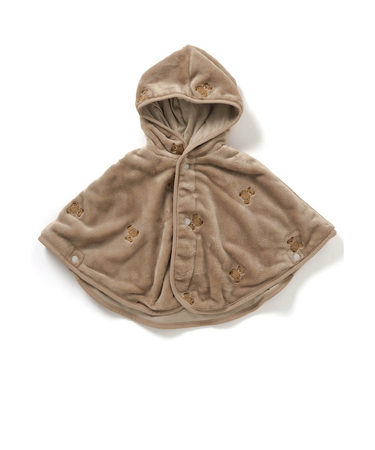 ボア刺繍マント