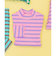 WEB限定  ボーダーリブロンT