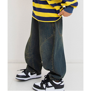 バレルレッグデニムパンツ