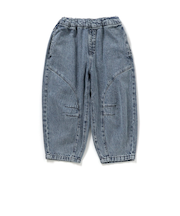バレルレッグデニムパンツ