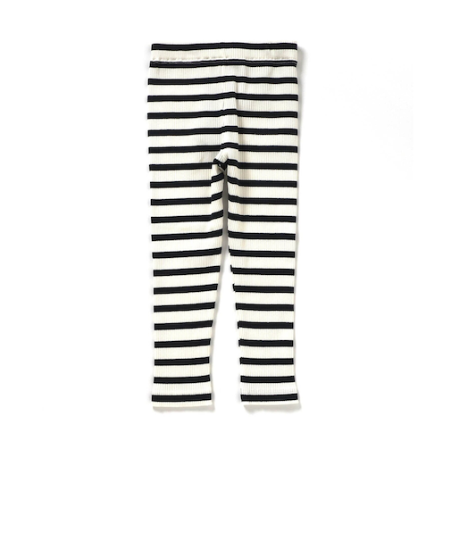 WEB限定 ボーダーリブパンツ