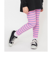 WEB限定  ボーダーリブパンツ