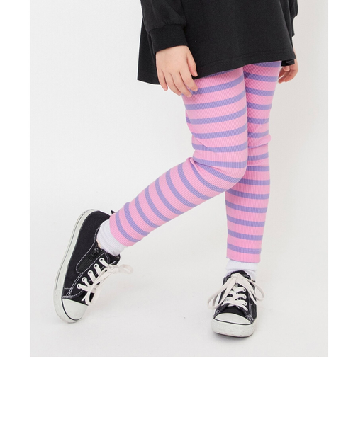 WEB限定  ボーダーリブパンツ