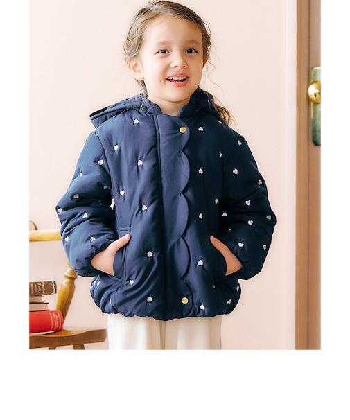 スカラップ刺繍アウター