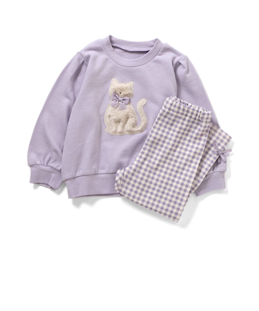 【リンク】ふわふわモチーフストレッチ裏毛パジャマ