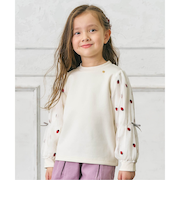 WEB限定 3柄シアースリーブトップス