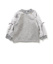 WEB限定 3柄シアースリーブトップス