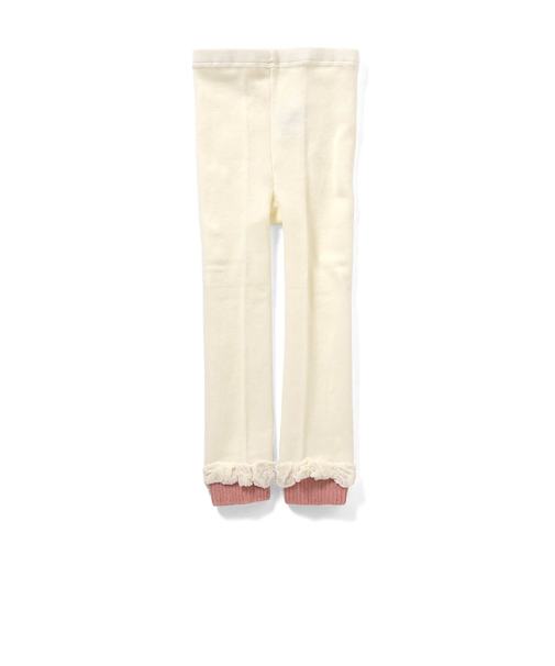 裾フリルレギンス