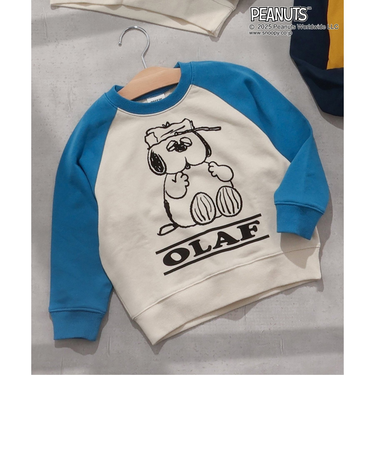 PEANUTSコラボ ラグラントレーナー