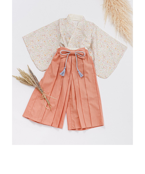 【美品】おめかし袴セット_90cm お気軽おめかし袴セット 2023 秋冬 新作 Seraph セラフ 和服