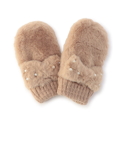 ふわもちリボン手袋