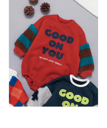 Bpop 袖ボアボディオール