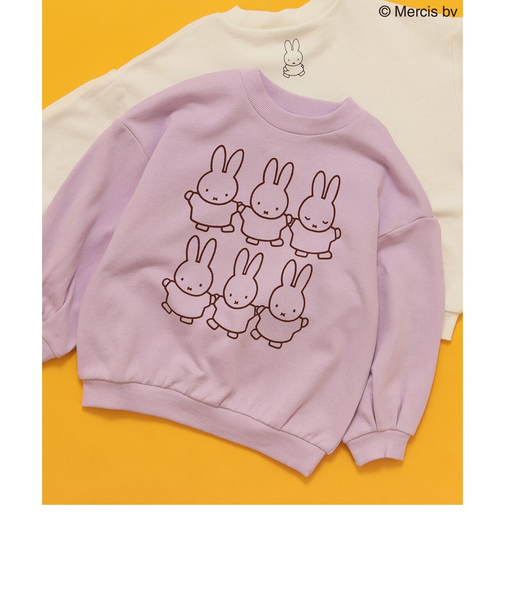 WEB限定 miffyグラフィックトレーナー
