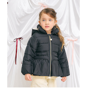 ペプラム中綿アウター