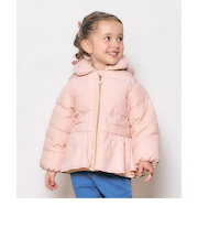 ペプラム中綿アウター