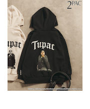 Tupacコラボパーカー