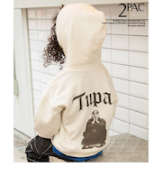 Tupacコラボパーカー