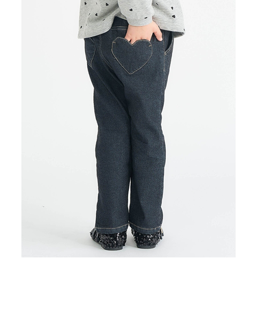 裏起毛ハートポケットきゅんパンツ  10分丈