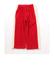 WEB限定 サイドラインパイルトラックパンツ 10分丈