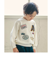 アソートワッペン&刺繍トレーナー