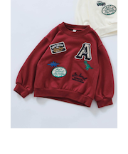 アソートワッペン＆刺繍トレーナー