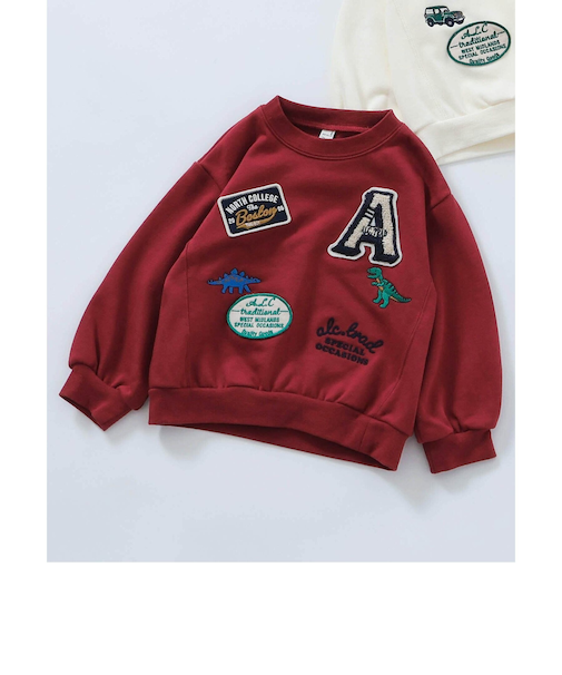 アソートワッペン＆刺繍トレーナー