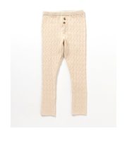 ケーブルニットレギンス 10分丈