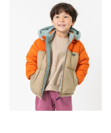 中綿ボアリバーシブルブルゾン