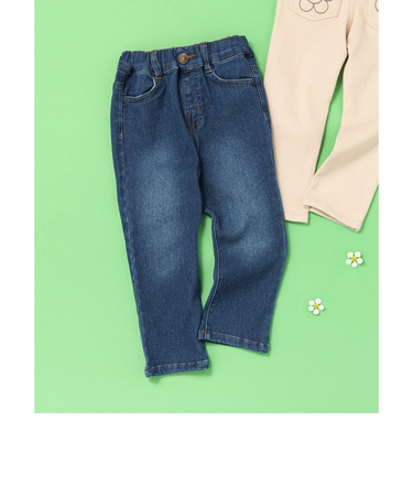 あったかストレートエブリパンツ 10分丈