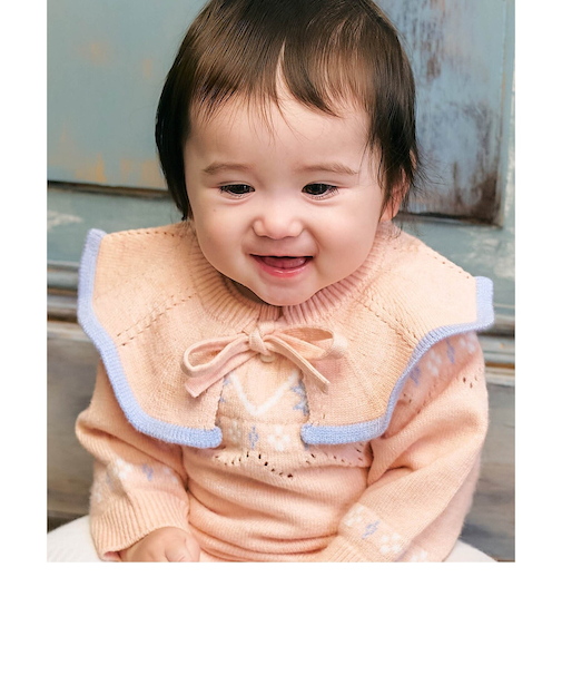 ニットベビーつけ衿