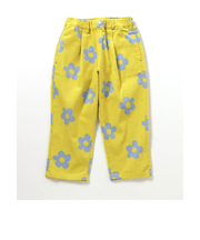 総柄ワンタックコーデュロイパンツ  10分丈