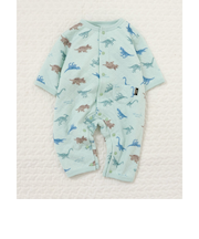 総柄キルトカバーオール