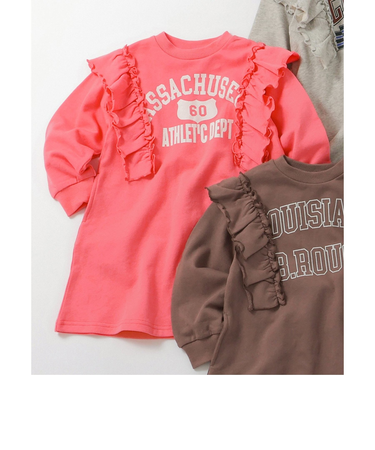 カレッジフリルワンピース